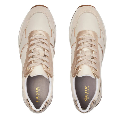 Sneakerpalace Geox Damen Turnschuhe lt sand D desya B-Wildleder+Nylon D4500B 022FU C5322