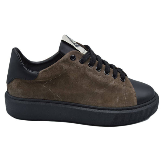 Sneakerpalace D-CALIFORNIA TAUPE BLACK Basic\ Sneaker\ - Drudd Italia