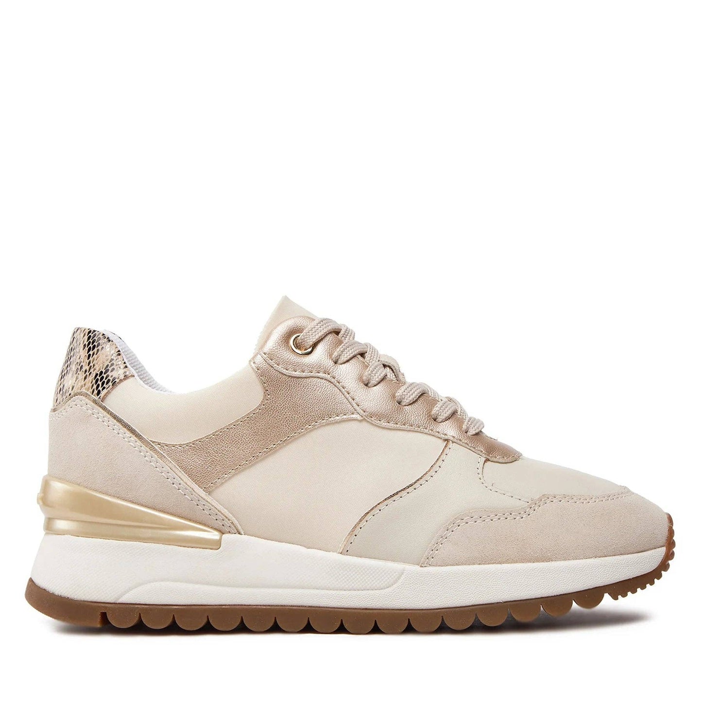 Sneakerpalace Geox Damen Turnschuhe lt sand D desya B-Wildleder+Nylon D4500B 022FU C5322