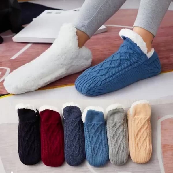 Sneakerpalace| Skridsikre termosokker til indendørs vinterbrug