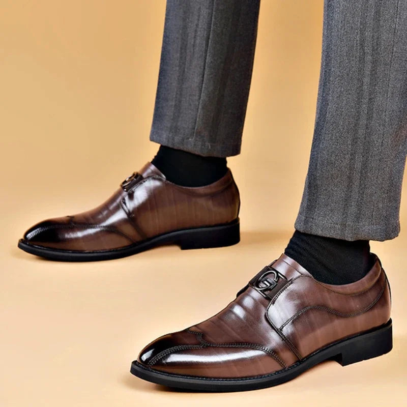 Sneakerpalace| Klassiske Oxford-sko til mænd – luksus læder og spidstå