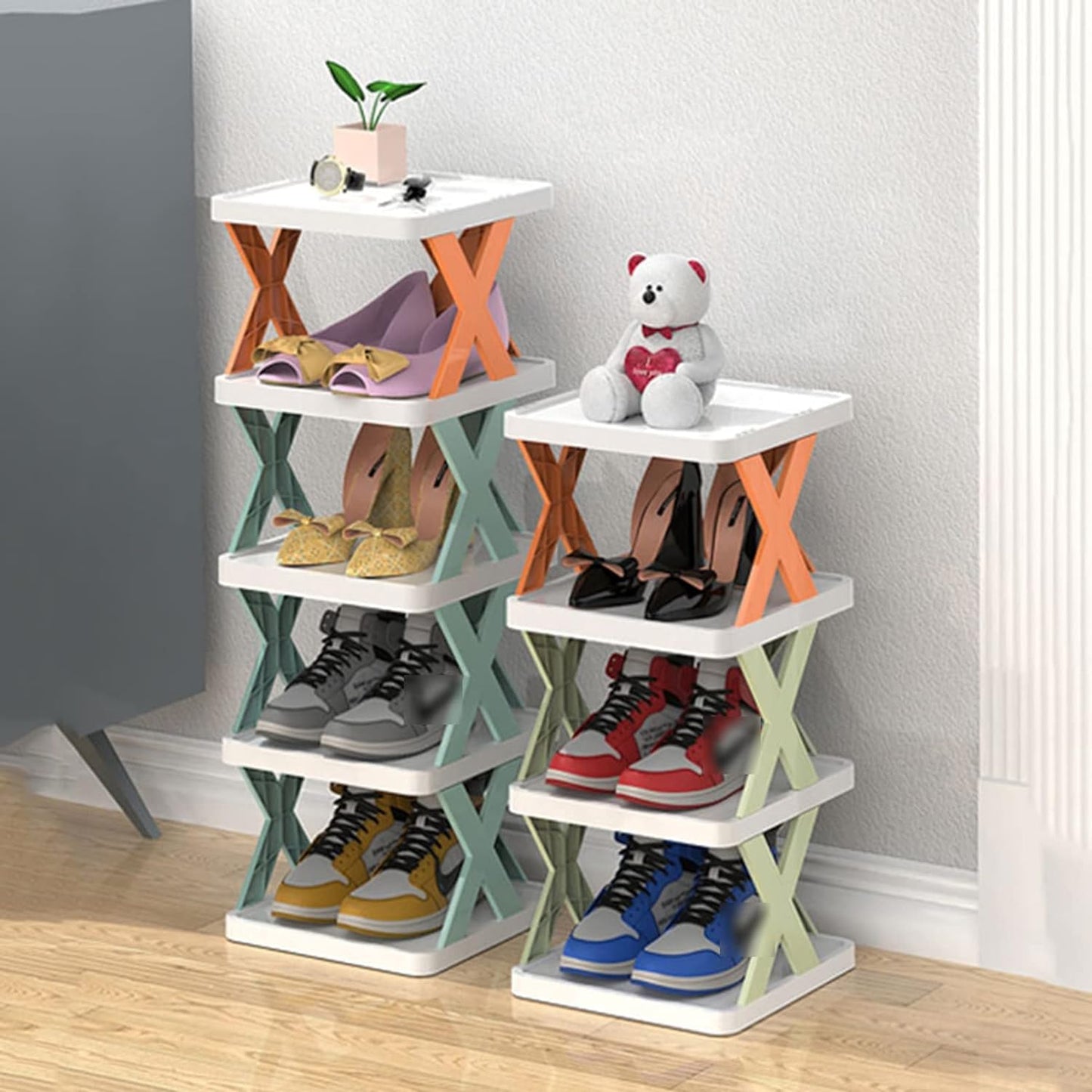 Sneakerpalace| Stabelbart skostativ til nem og smart skoopbevaring