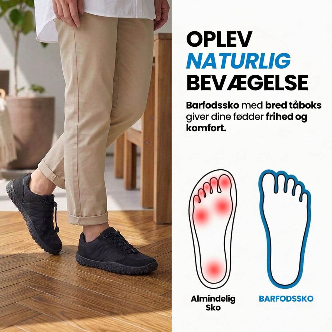 Sneakerpalace| Ease – Barfodssko til hverdagen med naturlig pasform