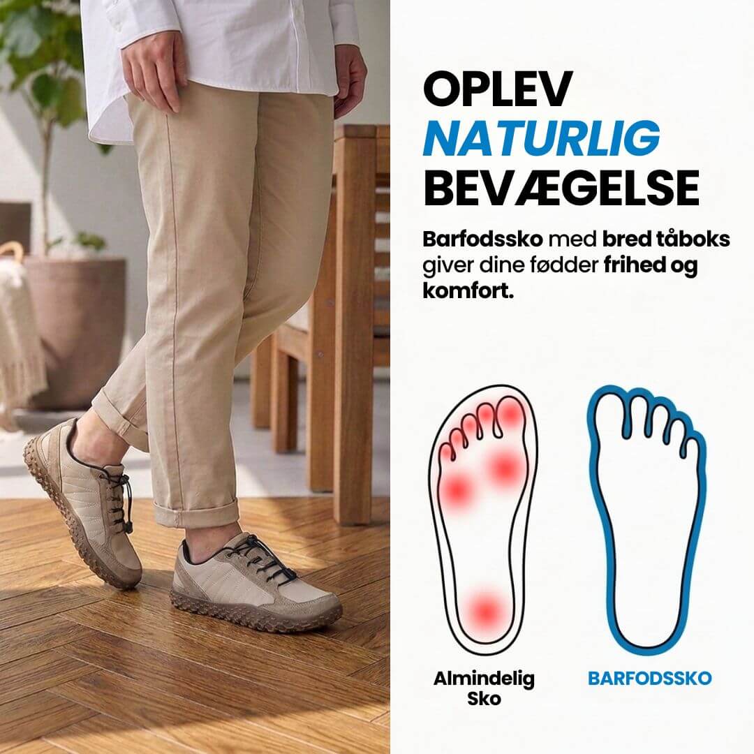 Sneakerpalace| Ease – Barfodssko til hverdagen med naturlig pasform