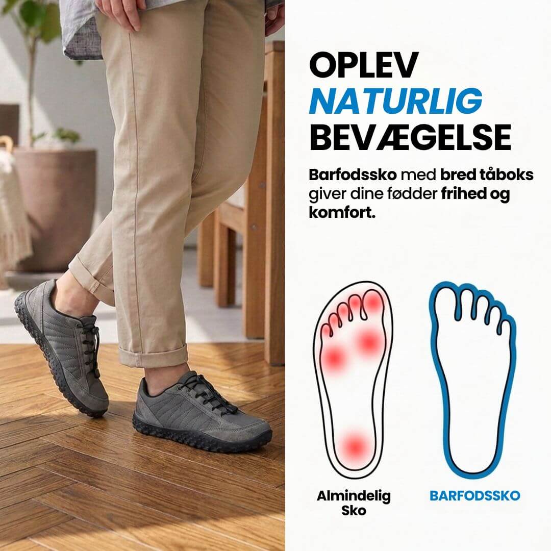 Sneakerpalace| Ease – Barfodssko til hverdagen med naturlig pasform
