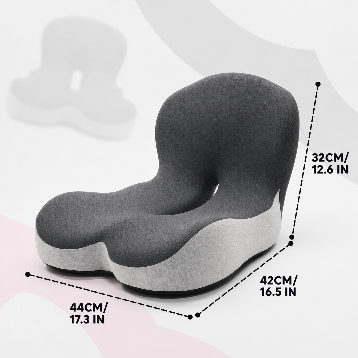 Sneakerpalace| StøttePude – Ergonomisk siddepude til lindring af rygsmerte
