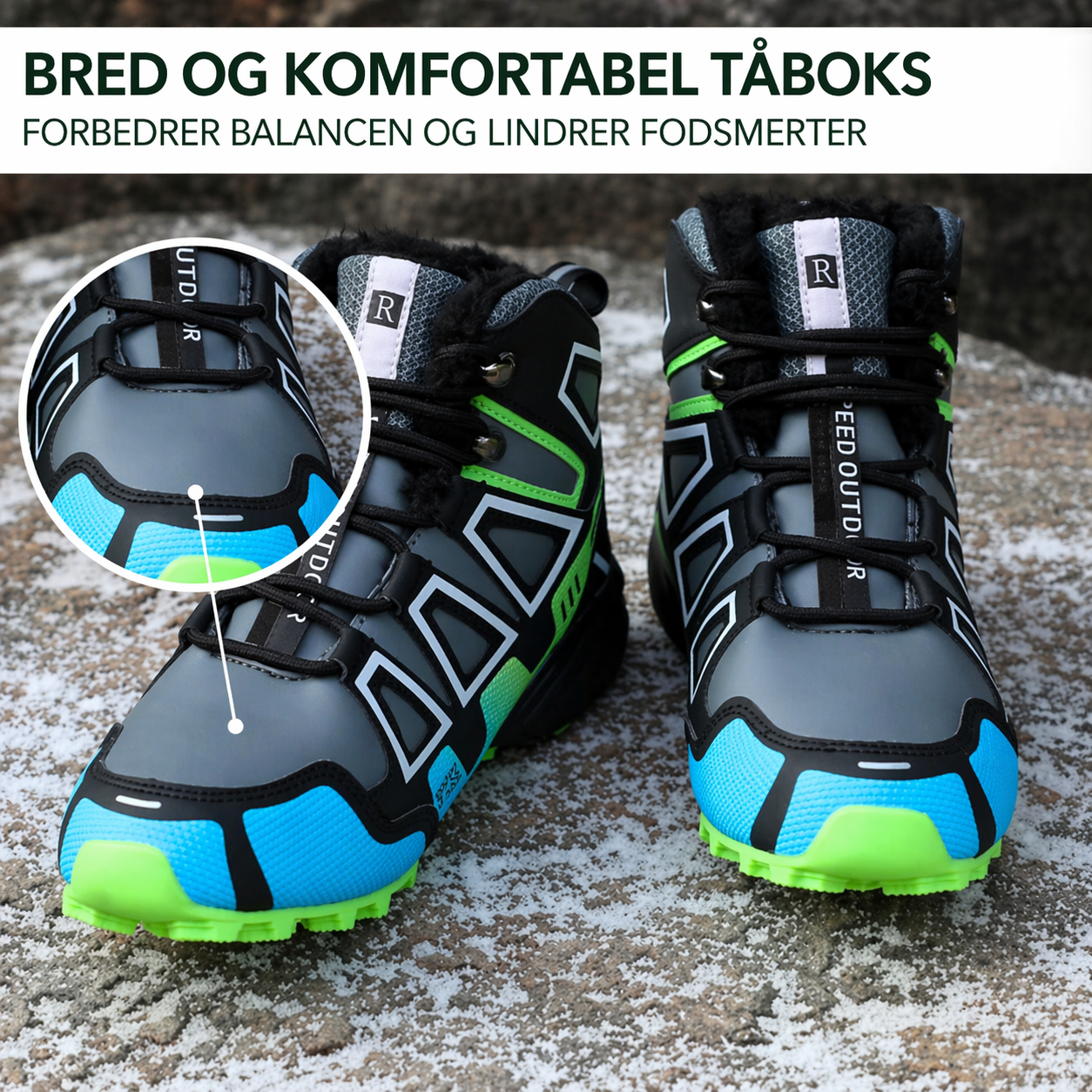 Sneakerpalace| GripTrail 2.0 – Ortopædisk vandtæt outdoorstøvle