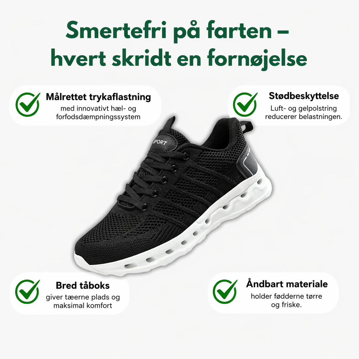 Sneakerpalace| StærkSkridt – Stærk støtte og lindring til hverdagen