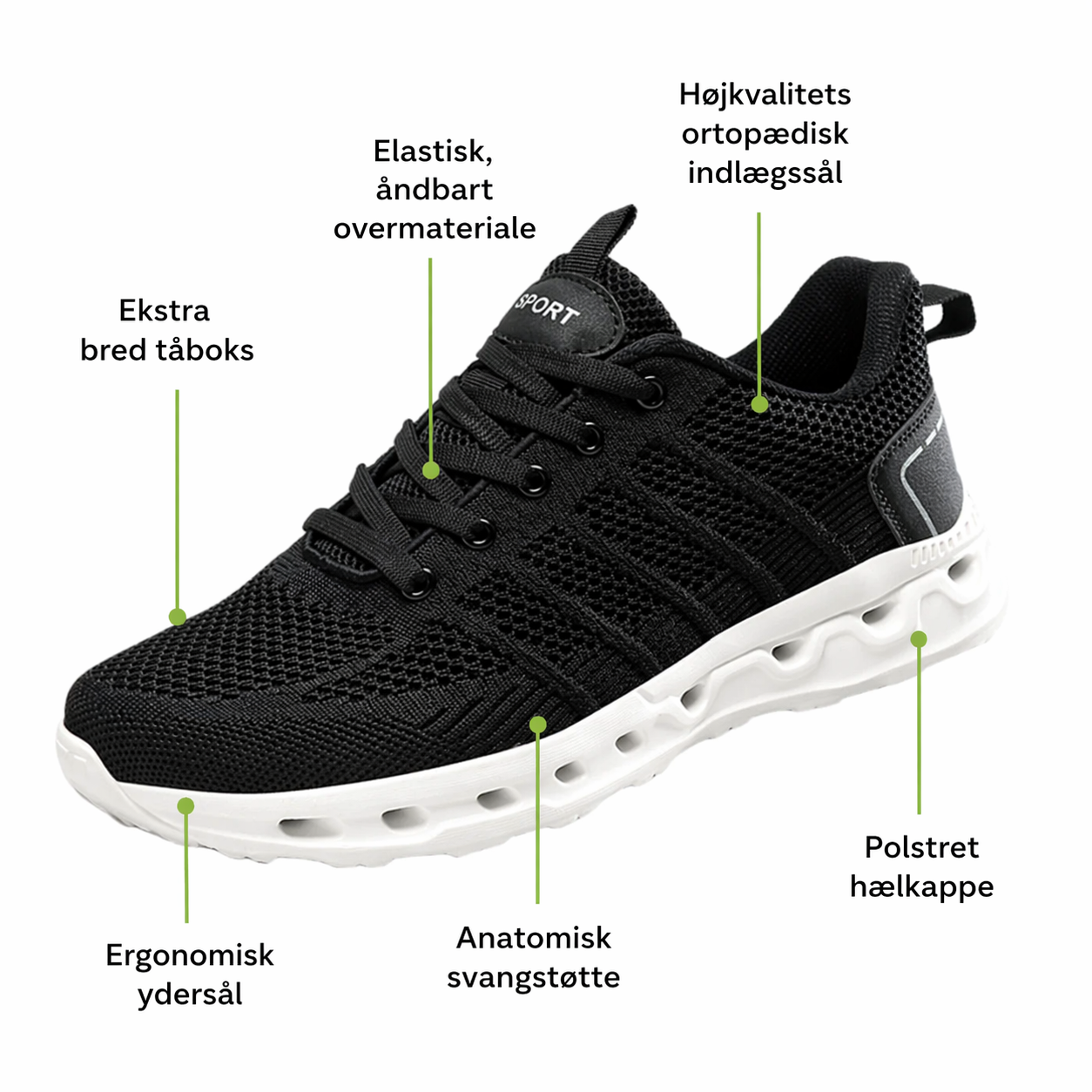 Sneakerpalace| StærkSkridt – Stærk støtte og lindring til hverdagen