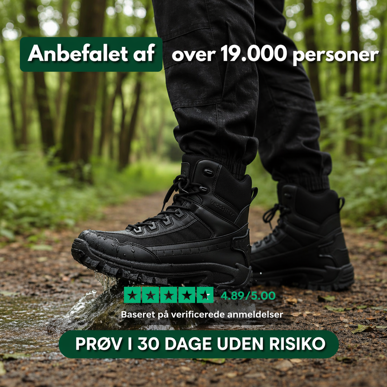 Sneakerpalace| VandreSikker – Vandtækte sko med stabil støtte til vandring