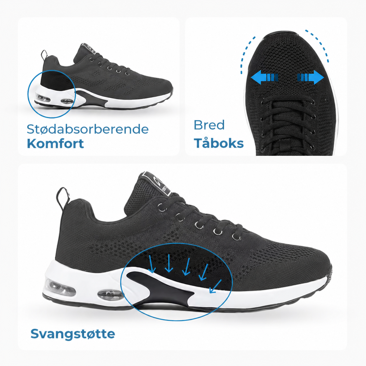 Sneakerpalace| OrthoStep Rosa-Grå – Ergonomiske sneakers til kvinder