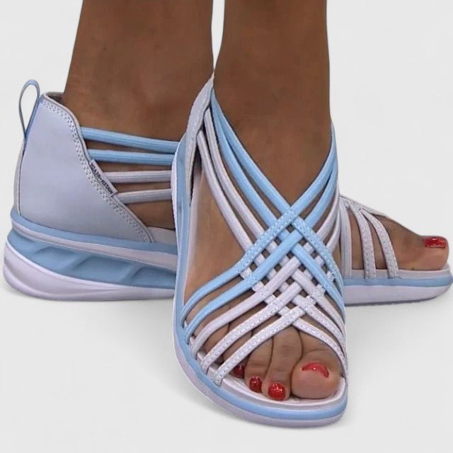Sneakerpalace| Theresa – Sandaler med kobberdetaljer og sofistikeret look