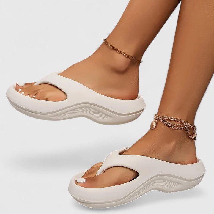 Sneakerpalace| Sigrid – Sandaler med kontraststik og dekorativt design