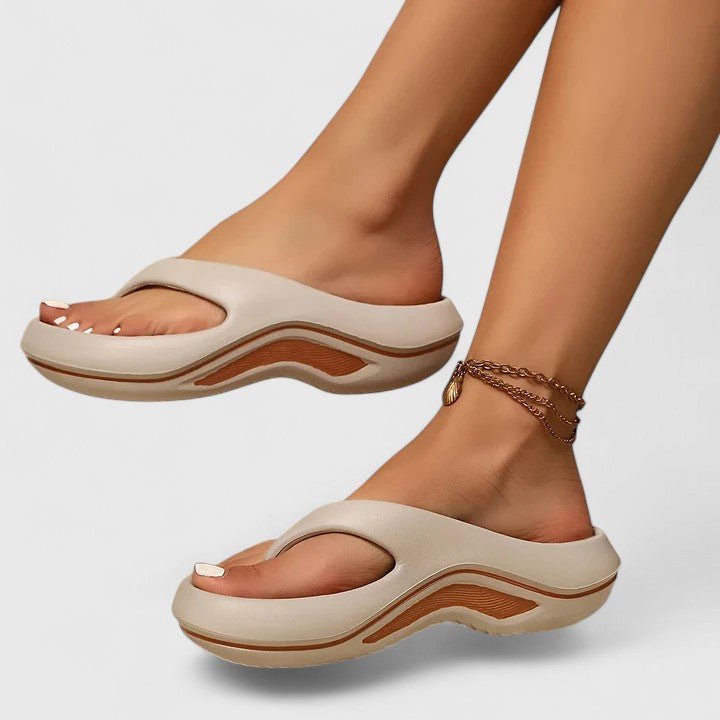 Sneakerpalace| Sigrid – Sandaler med kontraststik og dekorativt design