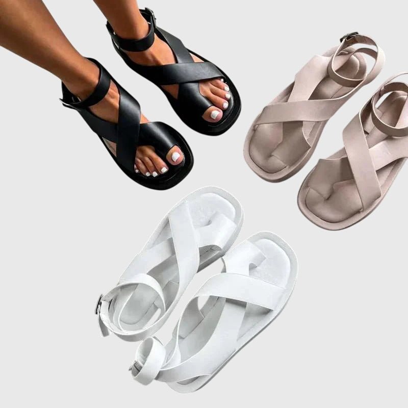 Sneakerpalace| Vera – Sandaler med åben hæl og elegant rem