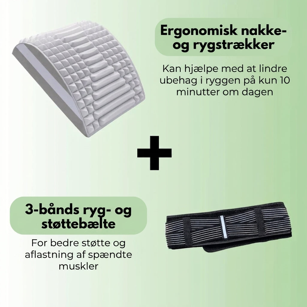Sneakerpalace| 3-Bånd Rygbælte – Maksimal støtte og smertelindring