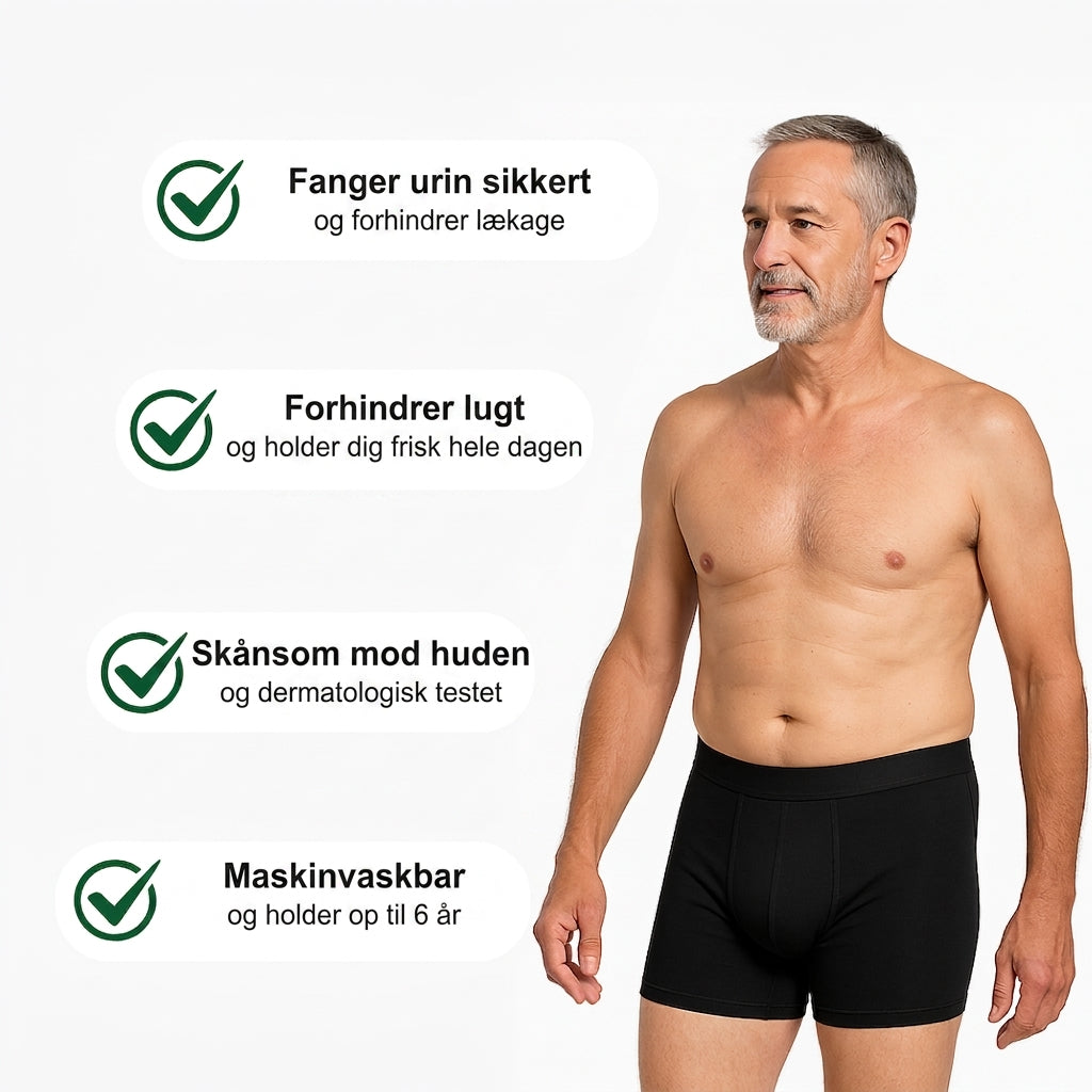 Sneakerpalace| DryGuard – Inkontinens boxershorts til mænd