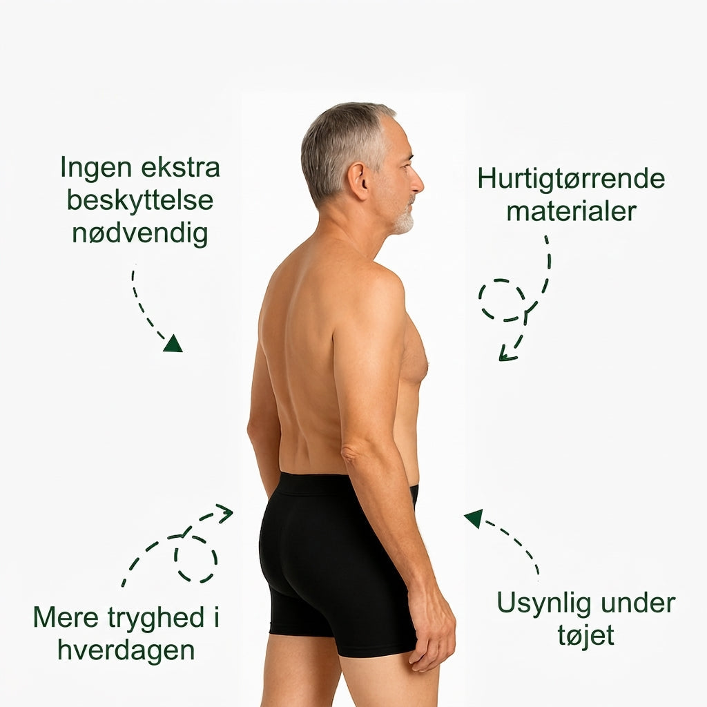 Sneakerpalace| DryGuard – Inkontinens boxershorts til mænd