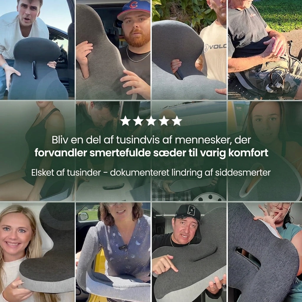 Sneakerpalace| StøttePude – Ergonomisk siddepude til lindring af rygsmerte