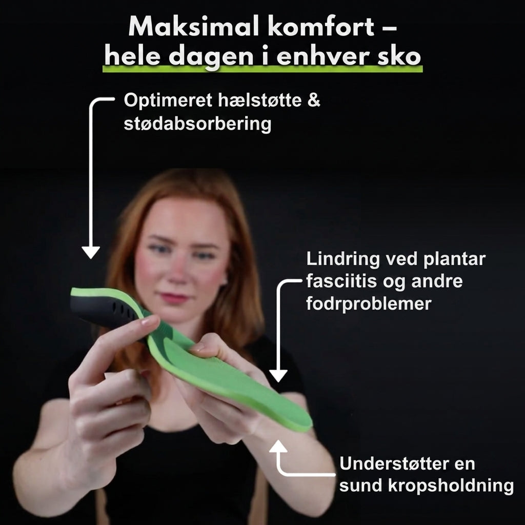 Sneakerpalace| FodStøtte – Ortopædiske indlægssåler til fuld support