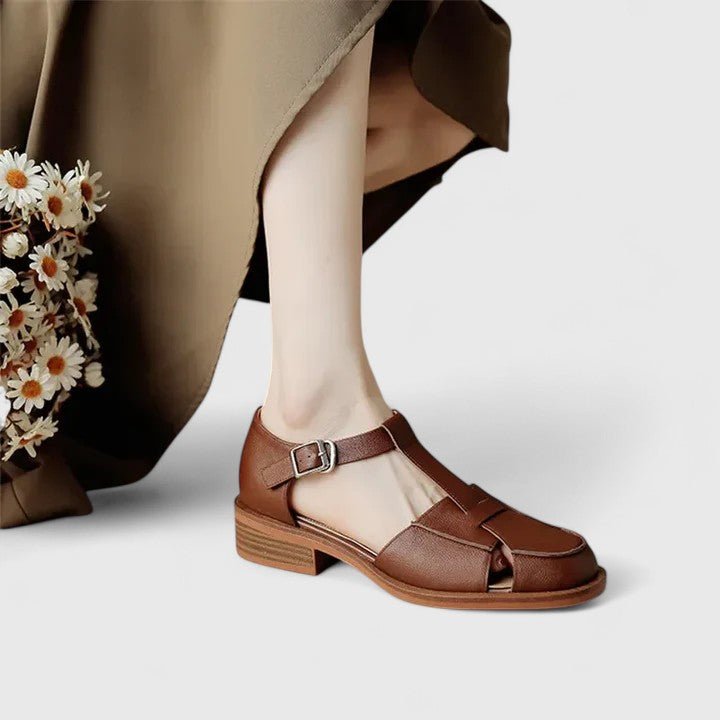 Sneakerpalace| Inger – Mary Jane sko med ankelrem og komfort