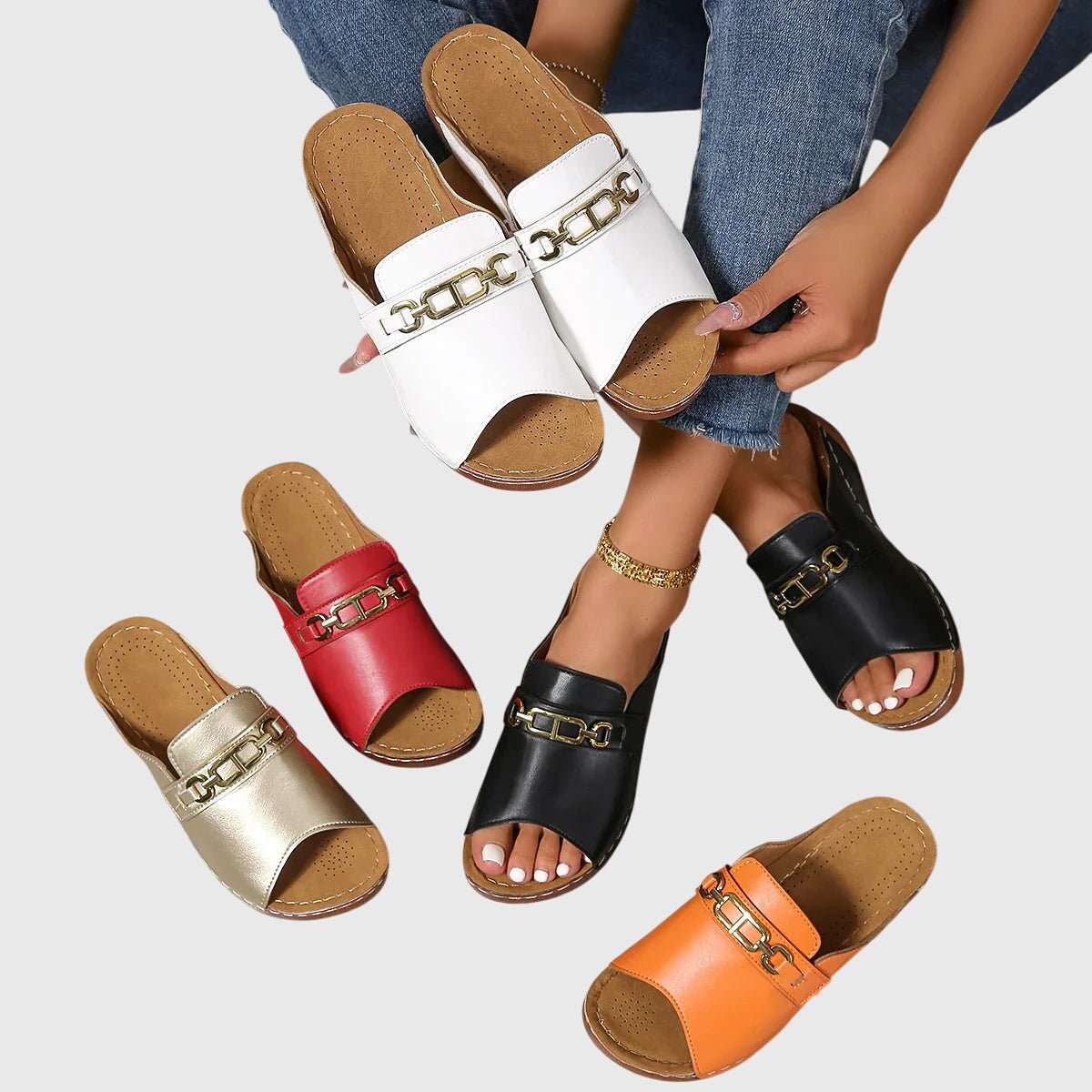 Sneakerpalace| Camilla – Ortopædiske sandaler til hele dagen