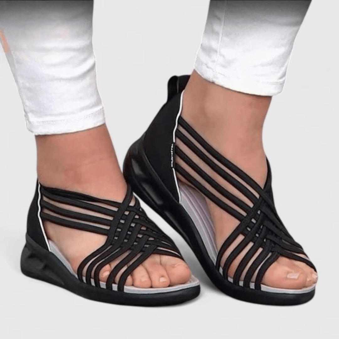 Sneakerpalace| Katrine – Ortopædiske sandaler med hvid sål