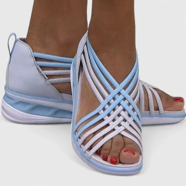 Sneakerpalace| Katrine – Ortopædiske sandaler med hvid sål