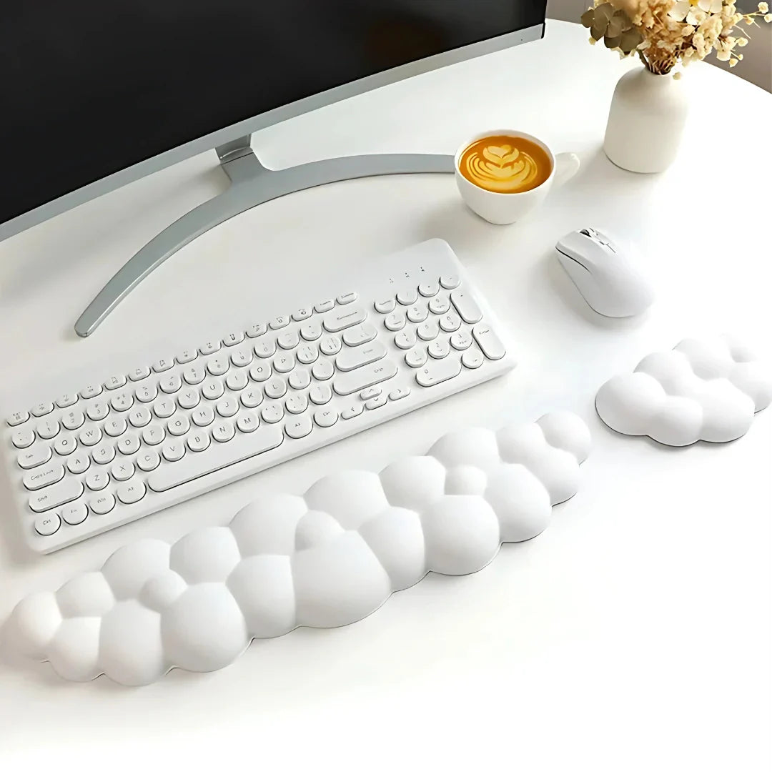 Sneakerpalace| 3-delt ergonomisk skrivebordssæt med memory foam håndledsstøtte