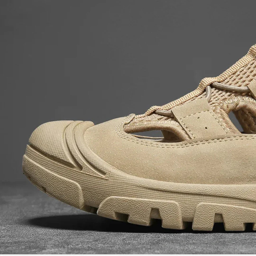 Sneakerpalace| Luftig diabetessandal til mænd med bred pasform