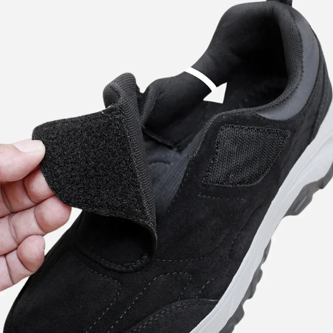 Sneakerpalace| Diabetessneaker med kardborreluk – unisex bred pasform