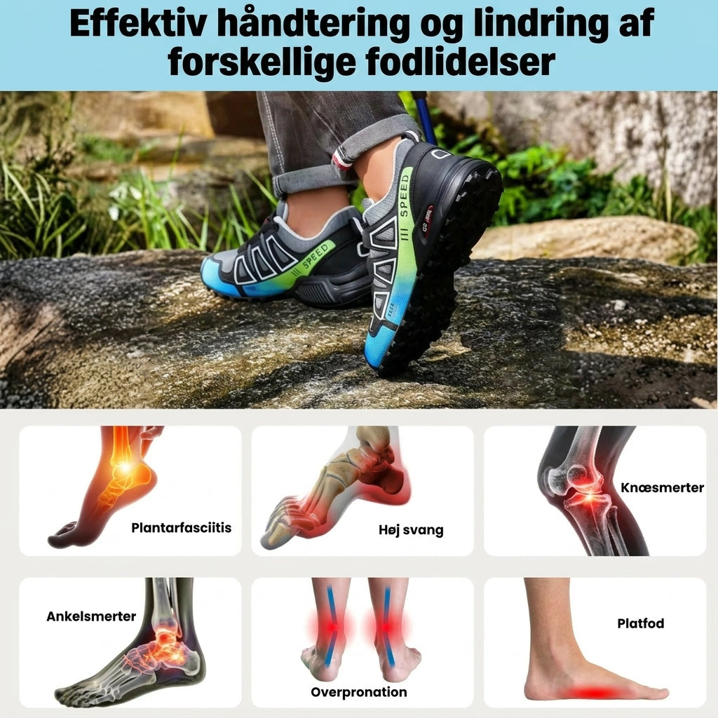 Sneakerpalace| LetGang Sort-Hvid – Ergonomiske komfortsko