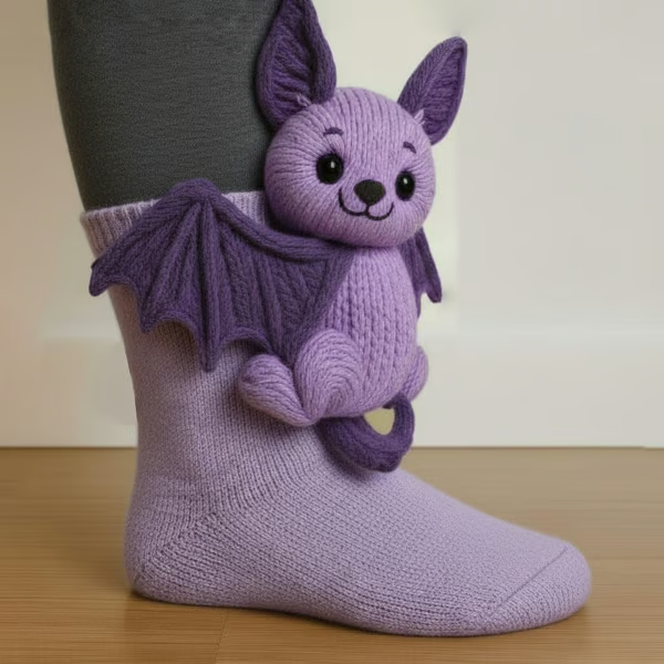 Sneakerpalace| Luna – Sjove flagermus-sokker til halloween og hverdag