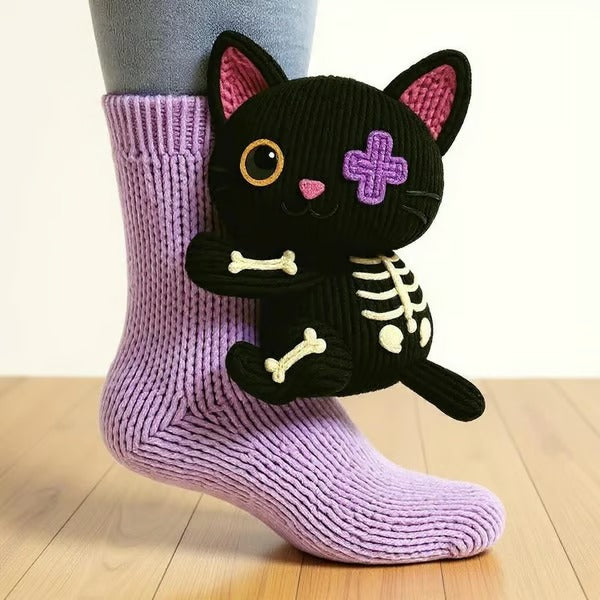 Sneakerpalace| Mika – Sjove kat-sokker med sødt og charmerende design