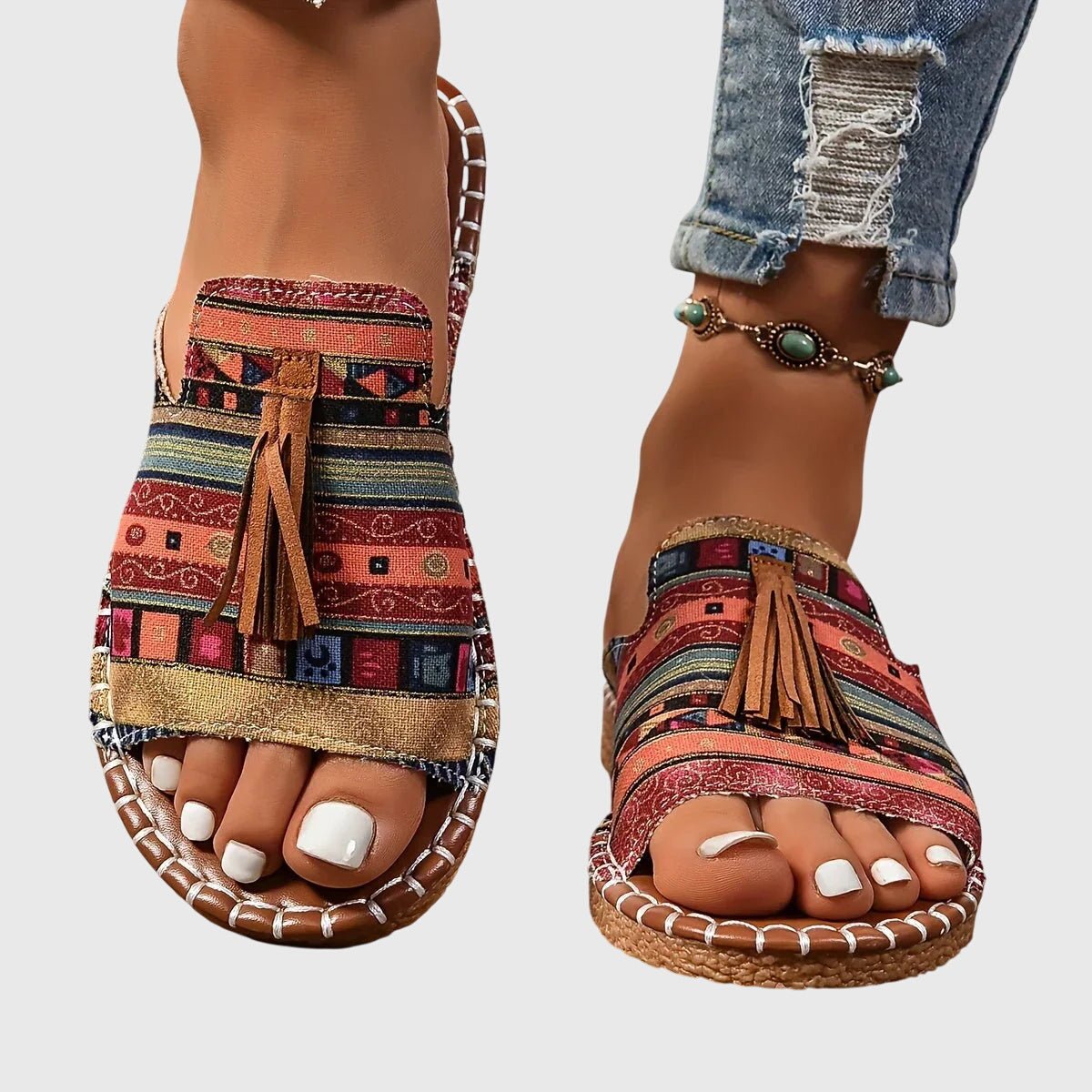 Sneakerpalace| Nanna – Ortopædiske sandaler med blød hæl-kup