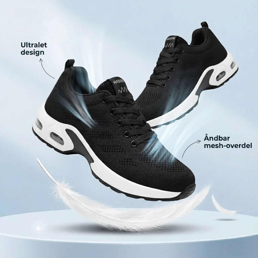 Sneakerpalace| OrthoStep Rosa-Grå – Ergonomiske sneakers til kvinder