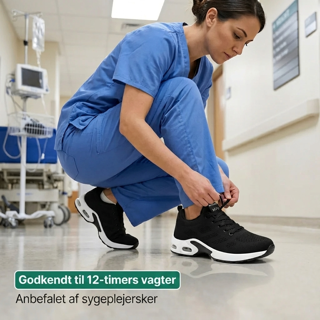 Sneakerpalace| OrthoStep Rosa-Grå – Ergonomiske sneakers til kvinder