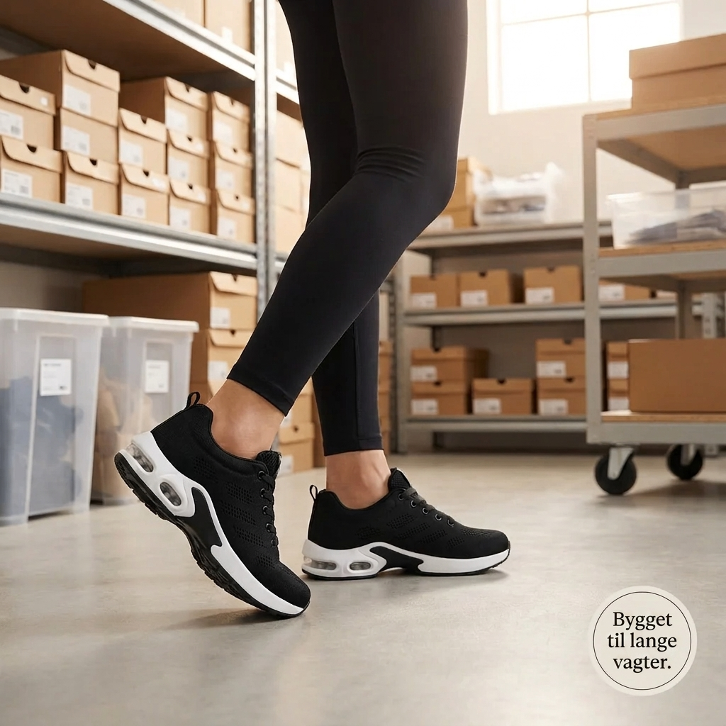 Sneakerpalace| OrthoStep Pink – Ergonomiske sneakers i pink farve