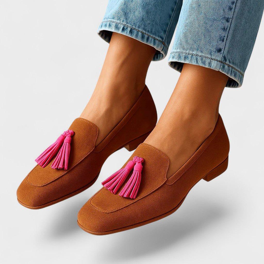 Sneakerpalace| Rosa – Loafers i blødt ruskind med elegant finish
