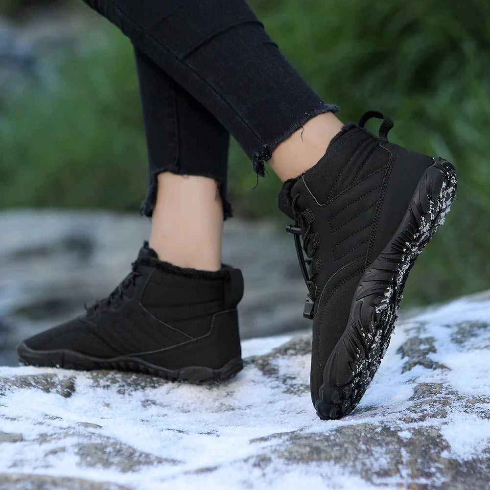 Sneakerpalace| Skridsikre og varme udendørs barfodssko til vinteren