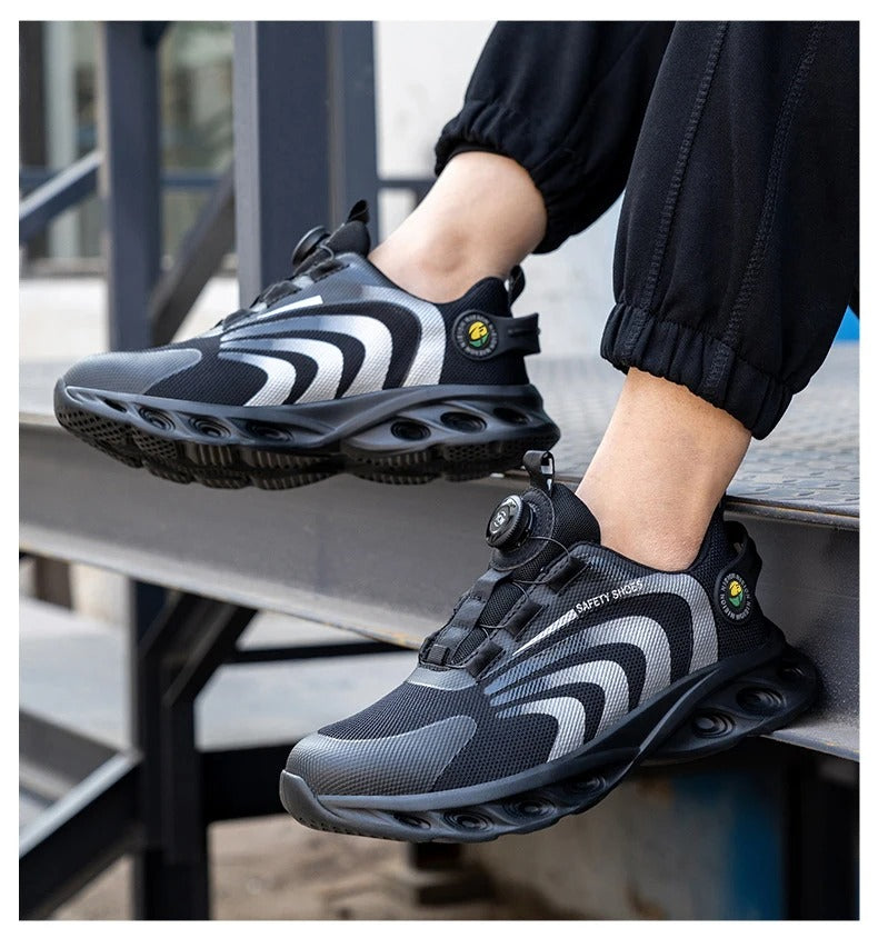 Sneakerpalace| Ergonomisk herresko med reflekterende detaljer og roterende spænde