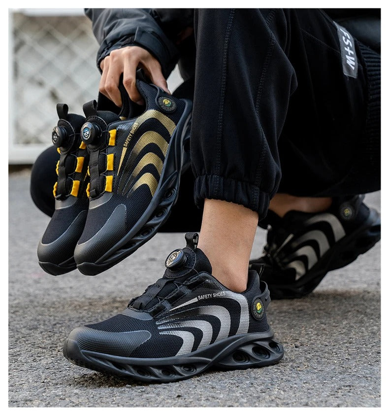 Sneakerpalace| Ergonomisk herresko med reflekterende detaljer og roterende spænde
