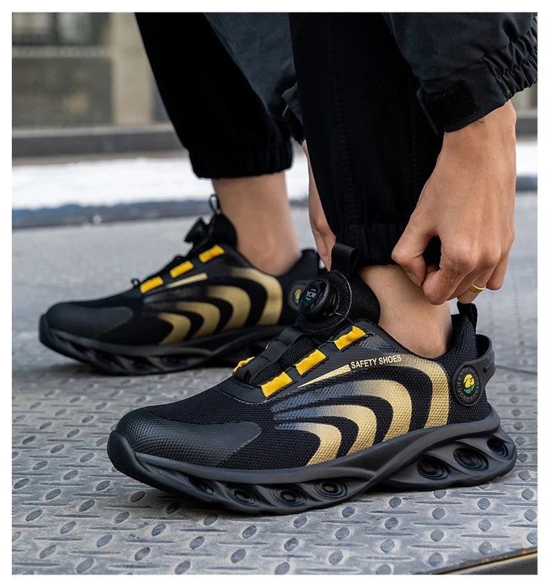 Sneakerpalace| Ergonomisk herresko med reflekterende detaljer og roterende spænde