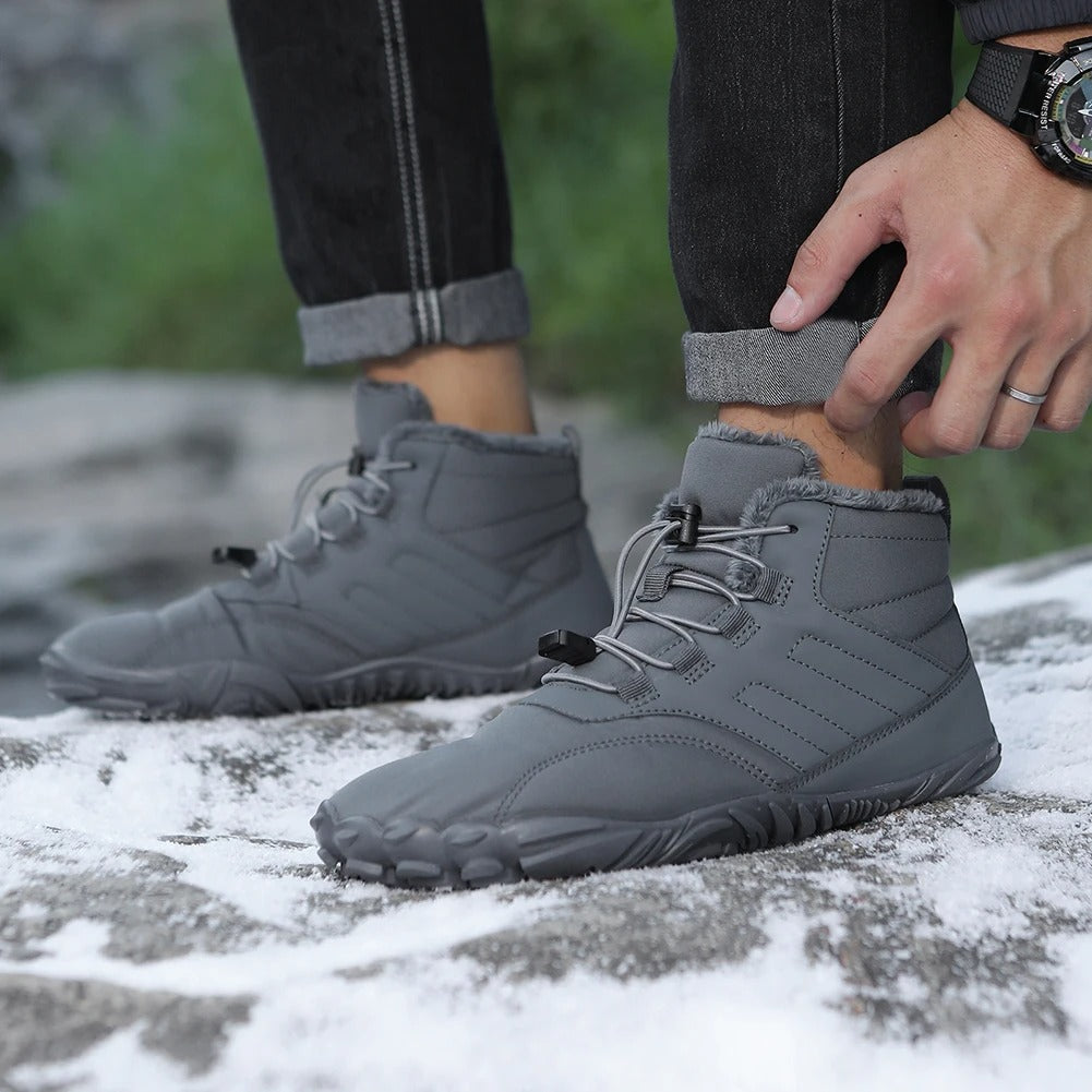 Sneakerpalace| Skridsikre og varme udendørs barfodssko til vinteren