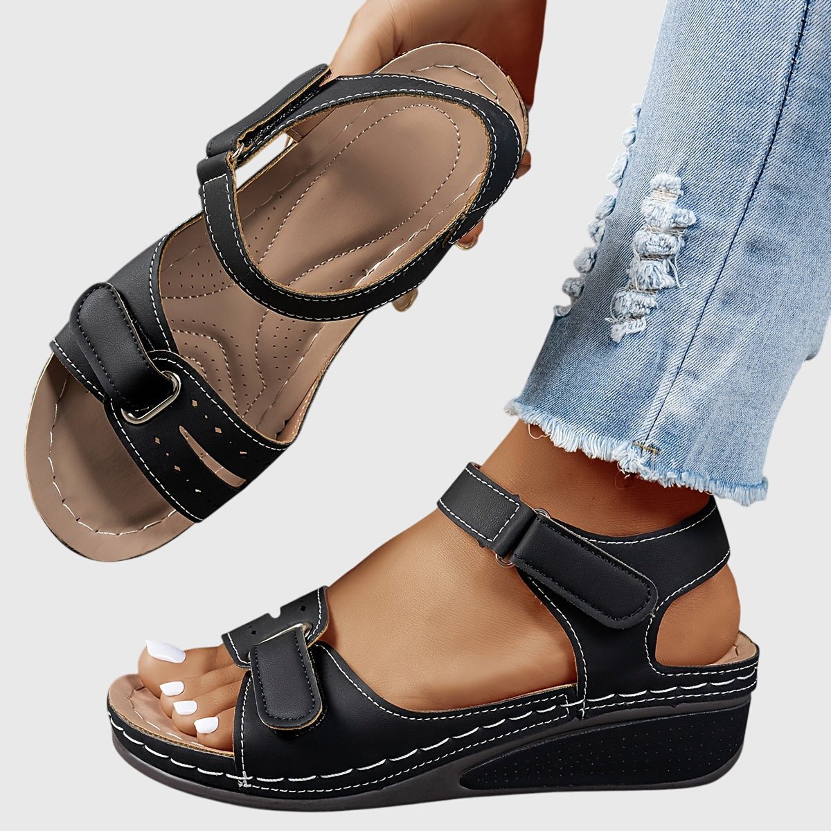 Sneakerpalace| Selma – Ortopædiske sandaler med anatomisk fodseng