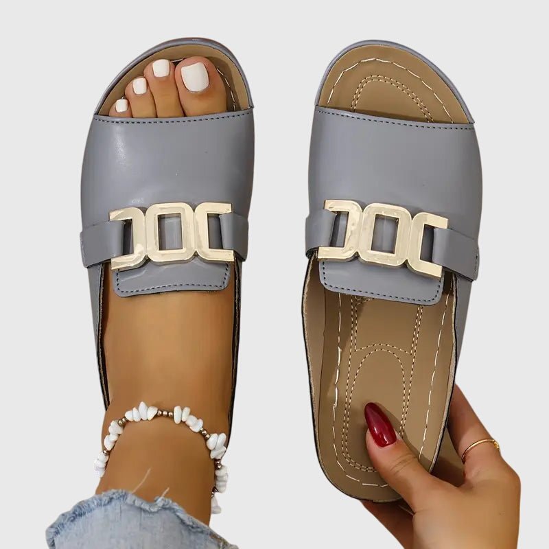Sneakerpalace| Silje – Guldspænde sandaler med stilfuldt look