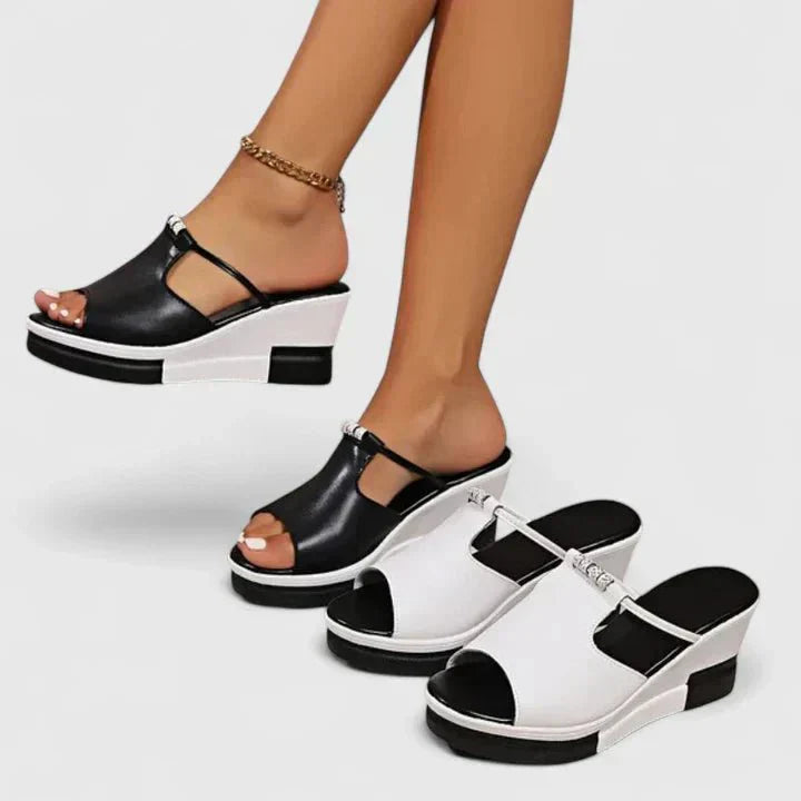 Sneakerpalace| Sofia – Ortopædiske sandaler med bred pasform