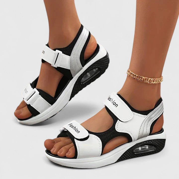 Sneakerpalace| Sofie – Polstrede sandaler med ekstra blød fodseng