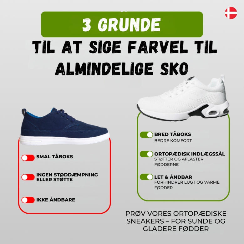 Sneakerpalace| SundStep – Ortopædiske sneakers med god hverdagskomfort