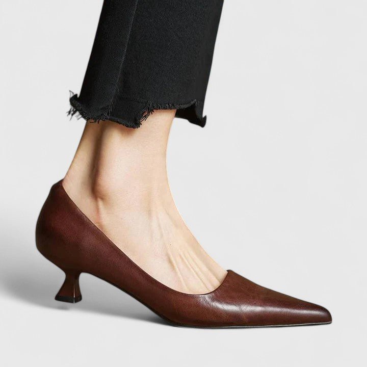Sneakerpalace| Tanja – Elegante korkhæle med naturligt look